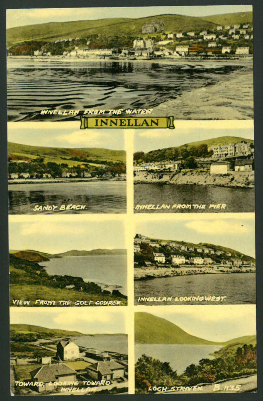 Postcard Scotland - Multi View Innellan - Click Image to Close