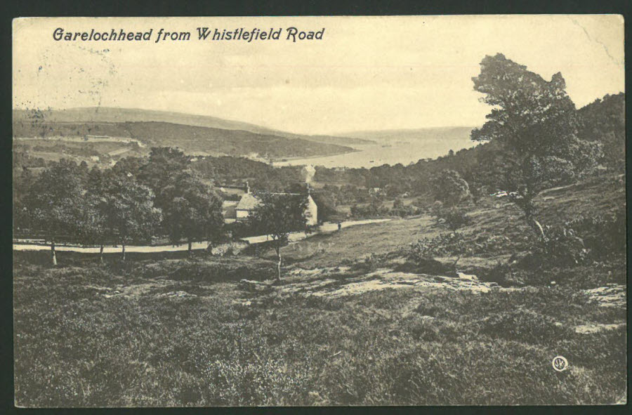 Postcard Scotland - Garelochhead from whistlefield Road, Dumbarton 1912 - Click Image to Close