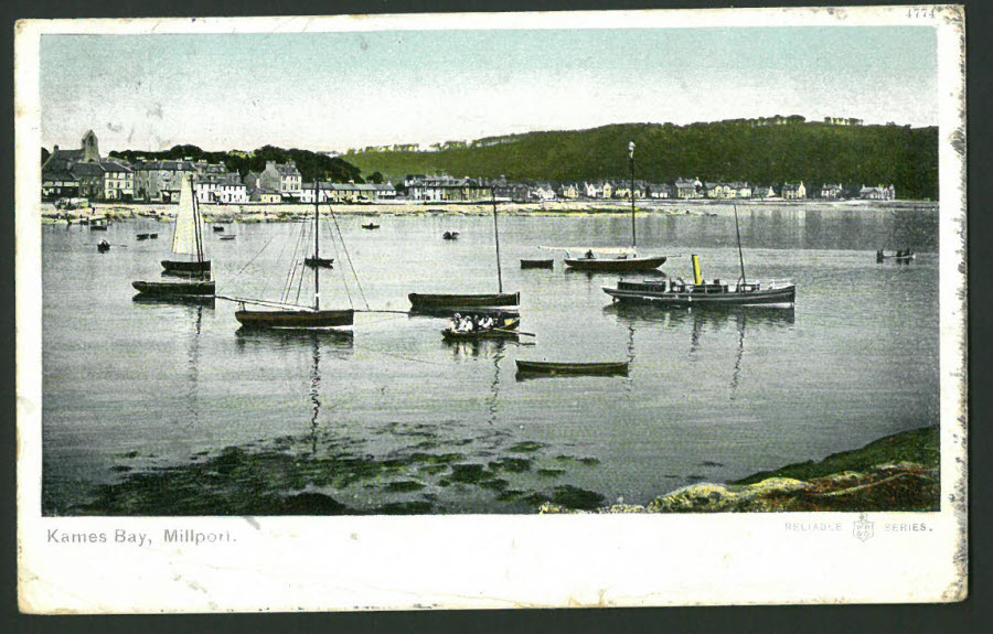 Postcard Scotland - Kames Bay, Millport, Isle of Cumbrae 1905 - Click Image to Close