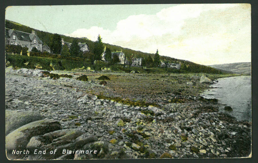Postcard Scotland - North end of Blairmore, 1907 - Click Image to Close