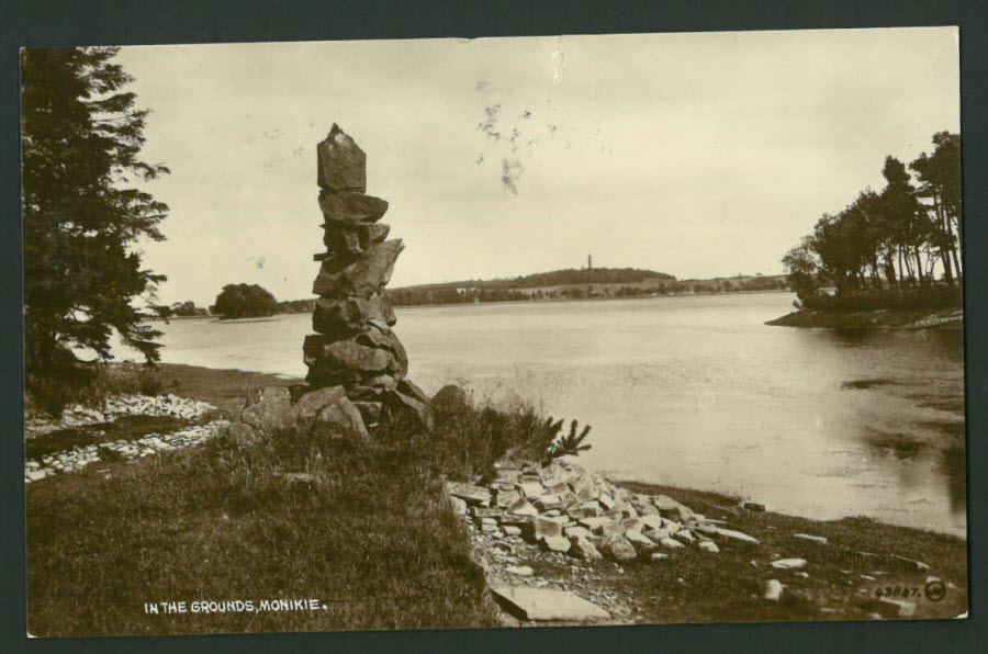 Postcard Scotland - In the Grounds, Monikie, Dundee 1920 - Click Image to Close