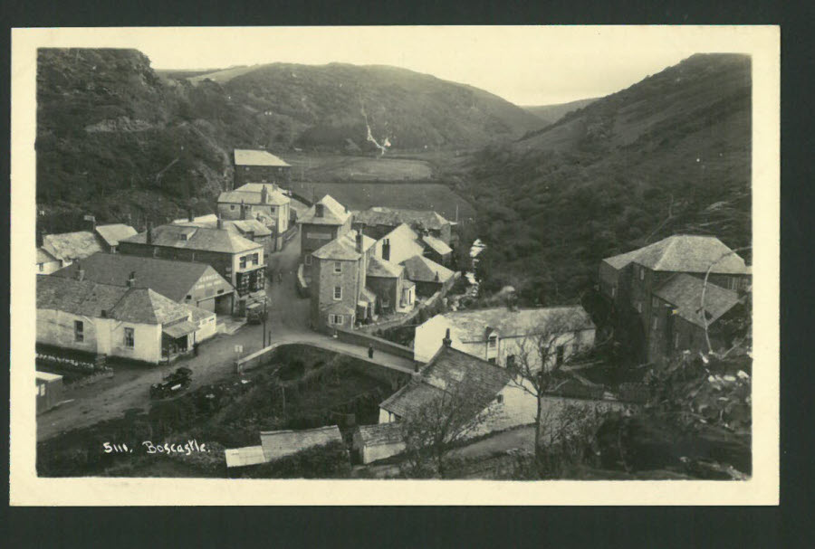 Postcard Devon - Boscastle Real Photo