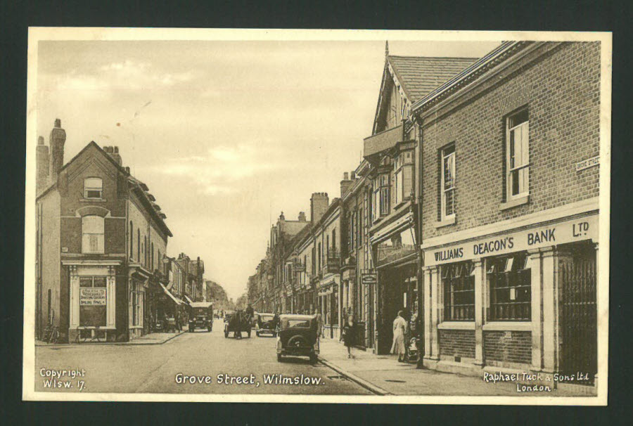 Postcard Cheshire - Grove Street,Wilmslow