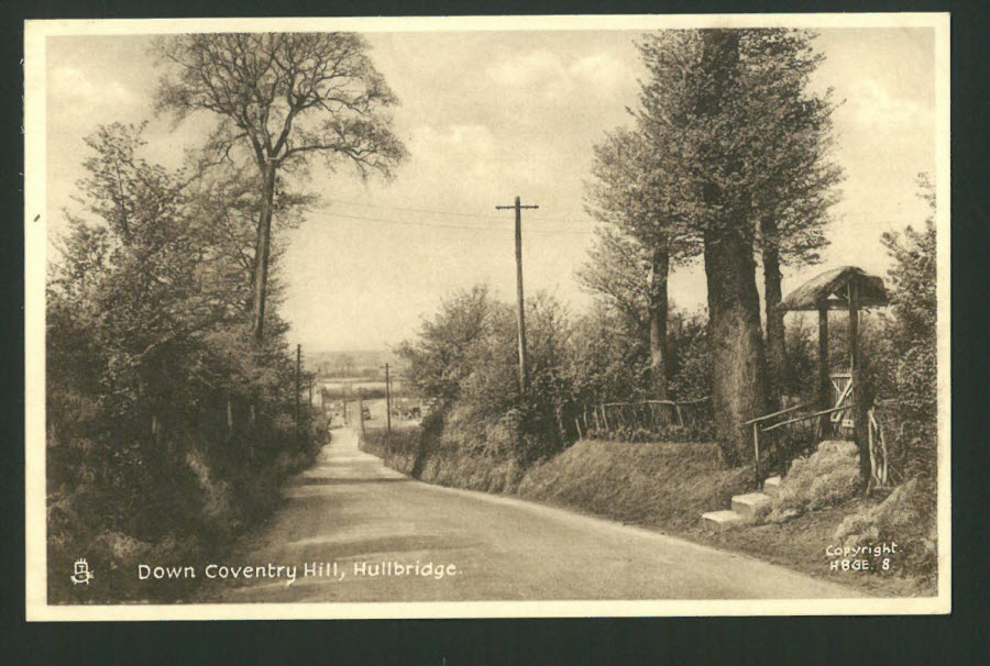 Postcard Essex - Down Coventry Hill, Hullbridge