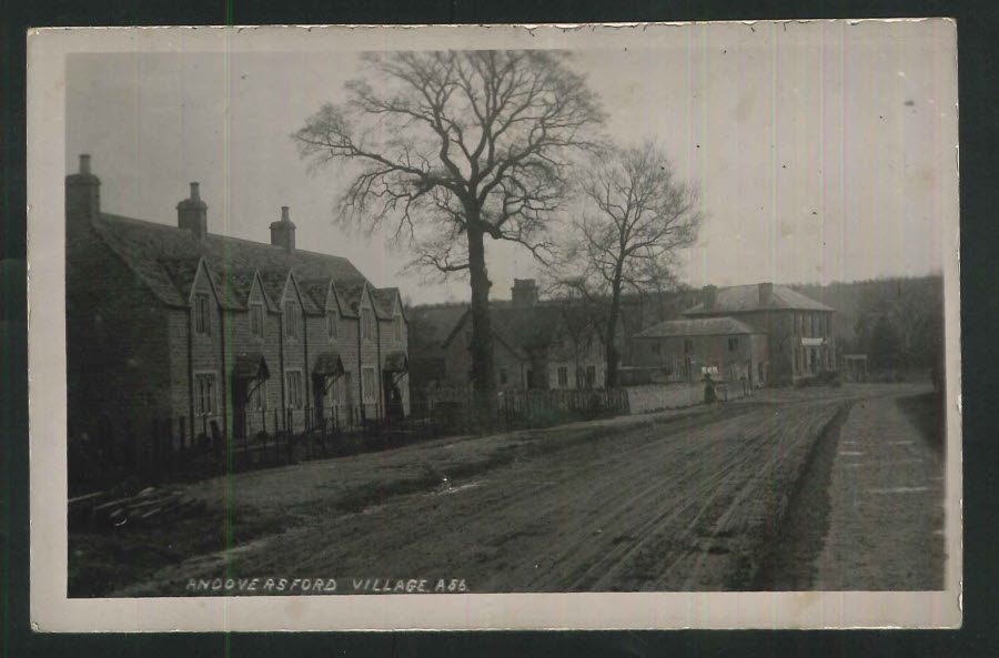 Postcard R P Gloucestershire Andovesfords Village