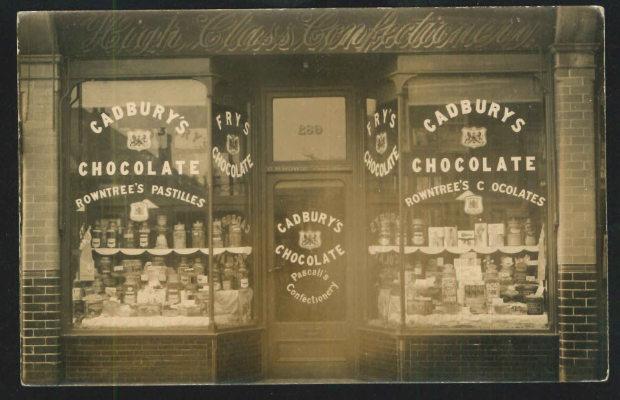 Postcard Real Photo Surrey Merton Shop Front Catherine Mary Kingston Road Merton Rd S W - Click Image to Close