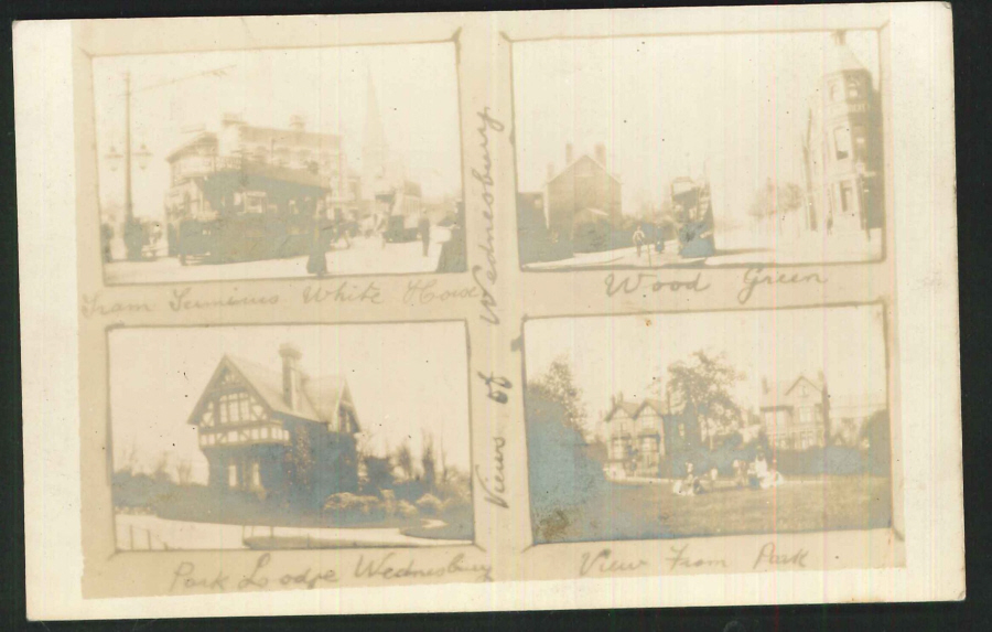 Postcard Multi View Wednesbury, Staffordshire