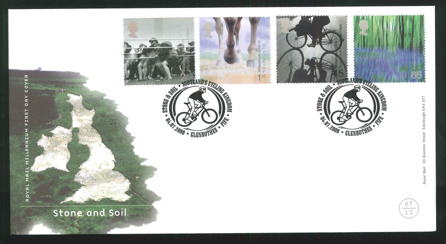 2000 Stone & Soil First Day Cover - Glenrothes Postmark - Click Image to Close