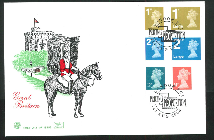 2006 Pricing in Proportion First Day Cover - London EC1 Postmark