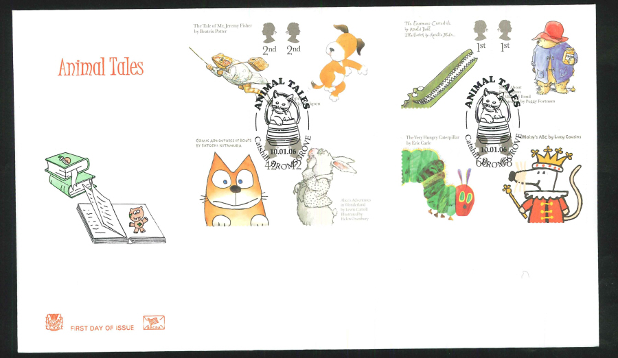 2006 Animal Tales First Day Cover - Catshill, Bromsgrove Postmark