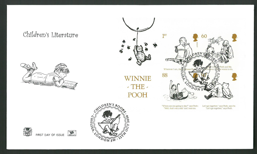 2010 Stuart F D C Children's Literature- Children's Books Chelsea Postmark - Click Image to Close