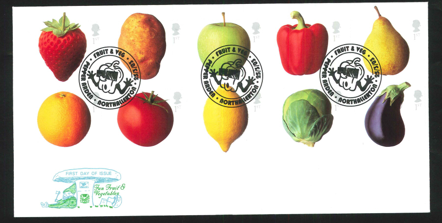 2003 Fruit & Veg F D C Pepper Arden Handstamp