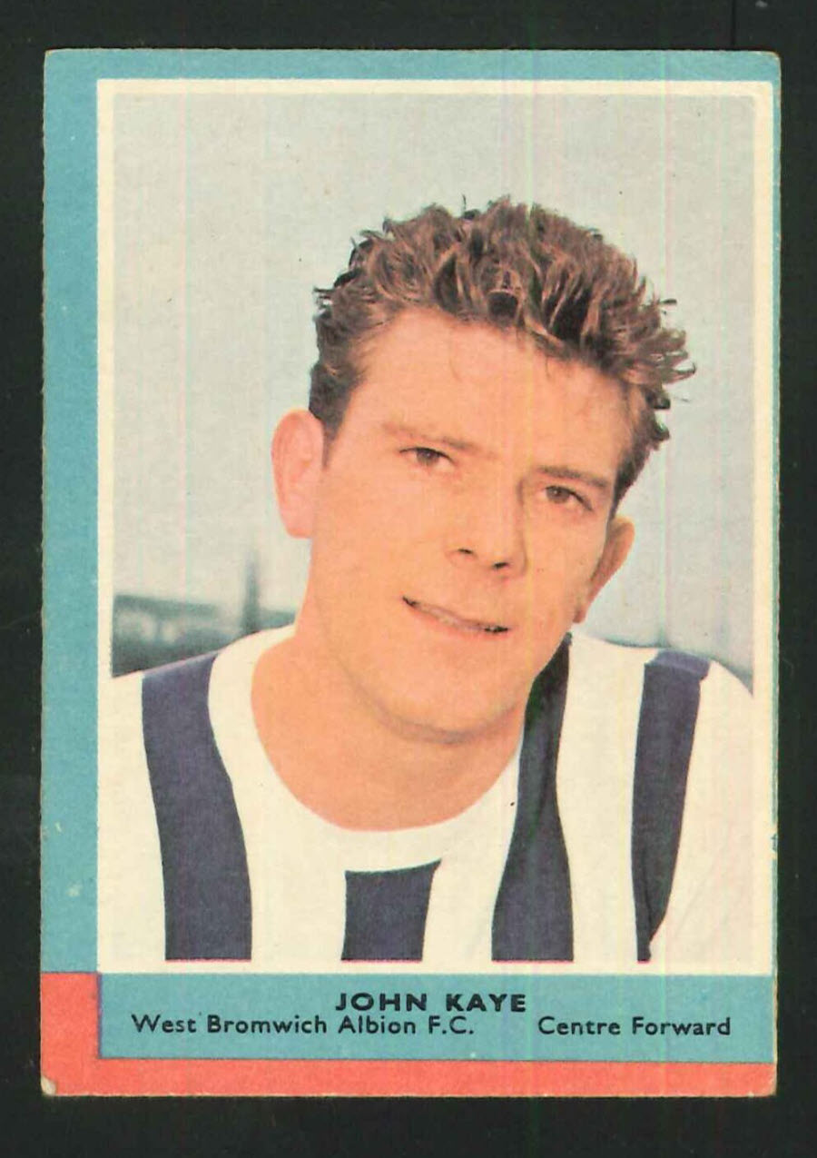 A & B C Footballers Quiz No 25 John Kaye West Brom