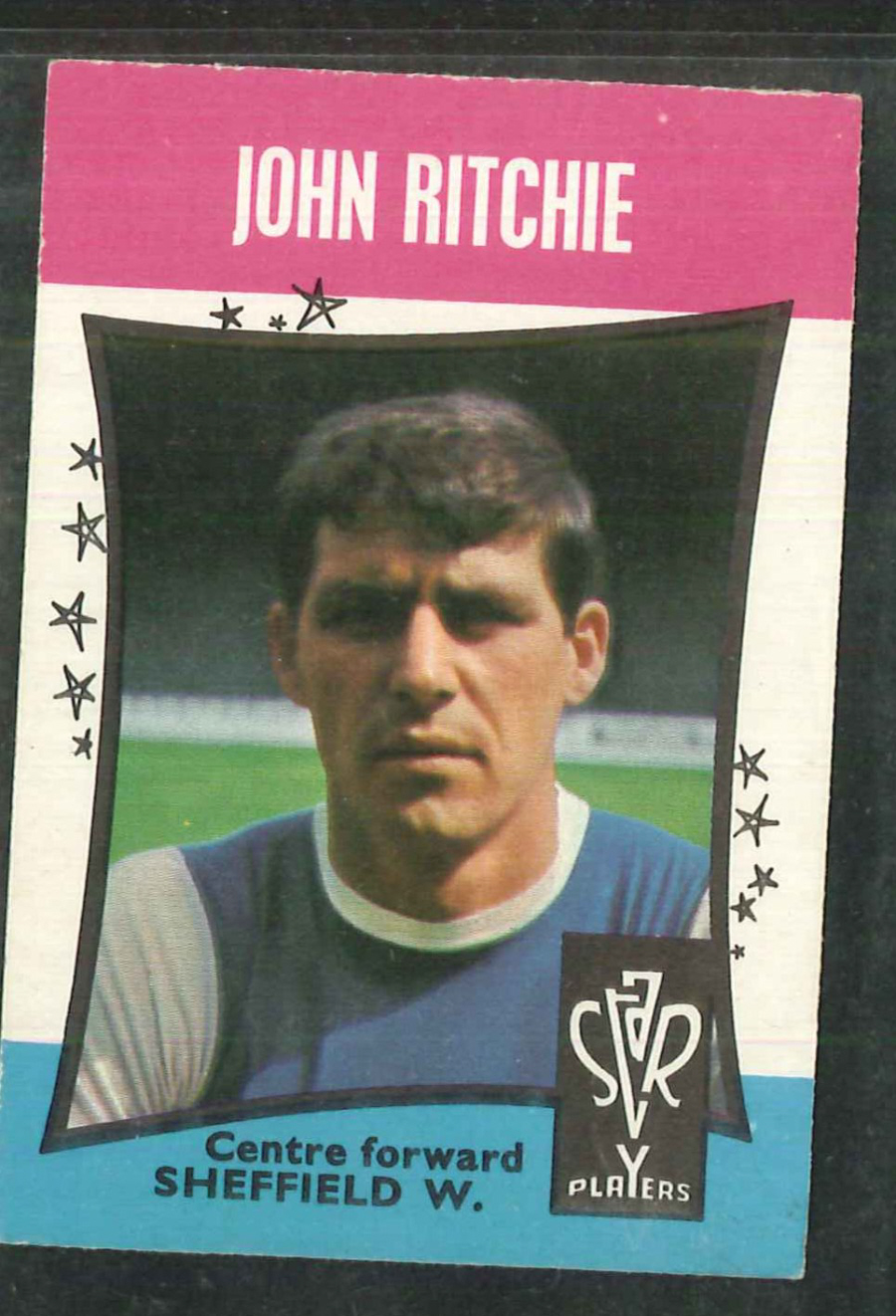 A & B C Football Star Players No 46 John Richie Sheffield Wednesday