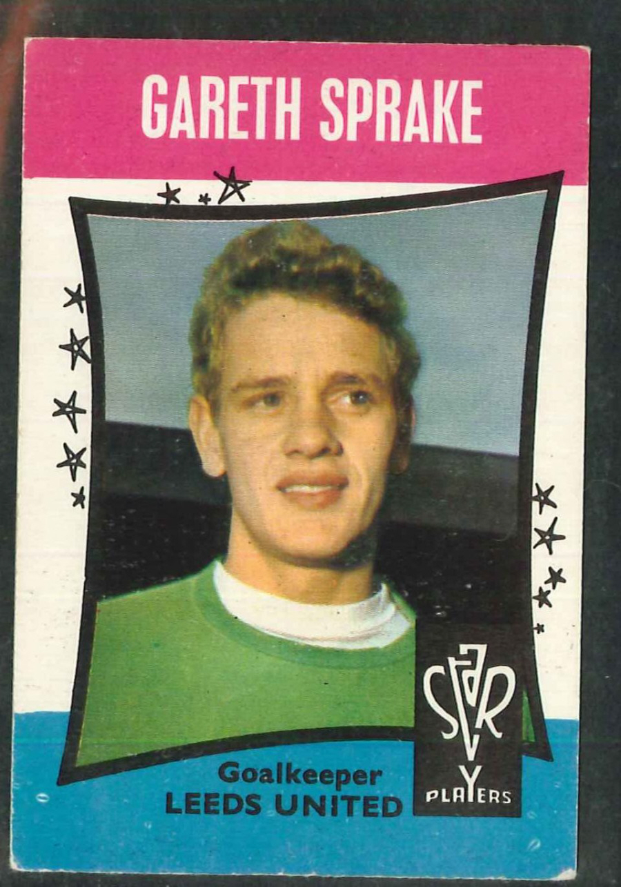 A & B C Football Star Players No 54 Gareth Sprake Leeds United - Click Image to Close