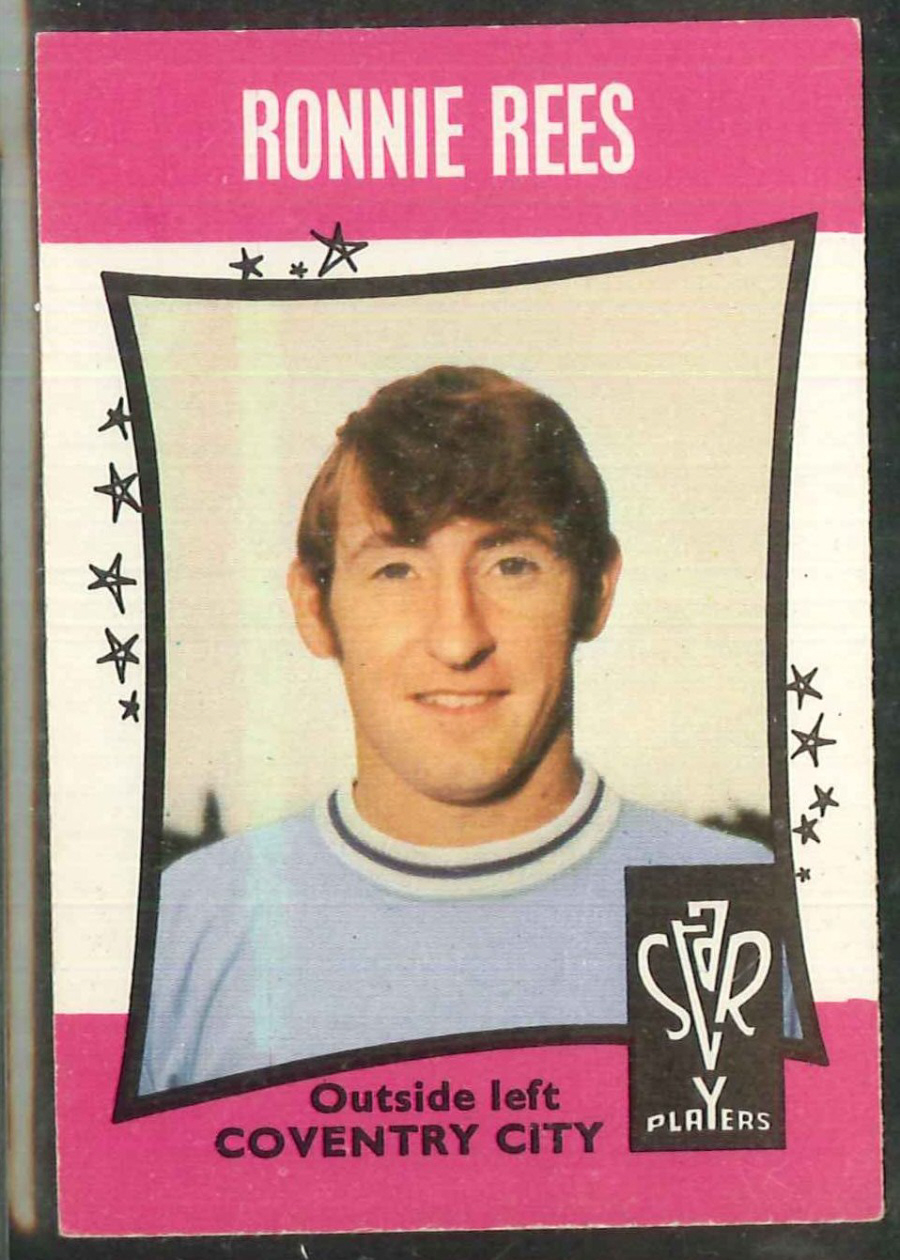 A & B C Football Star Players No 37 Ronnie Rees Coventry City