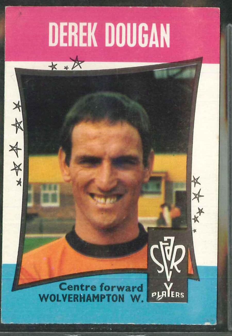 A & B C Football Star Players No 45 Derek Dougan Wolverhampton