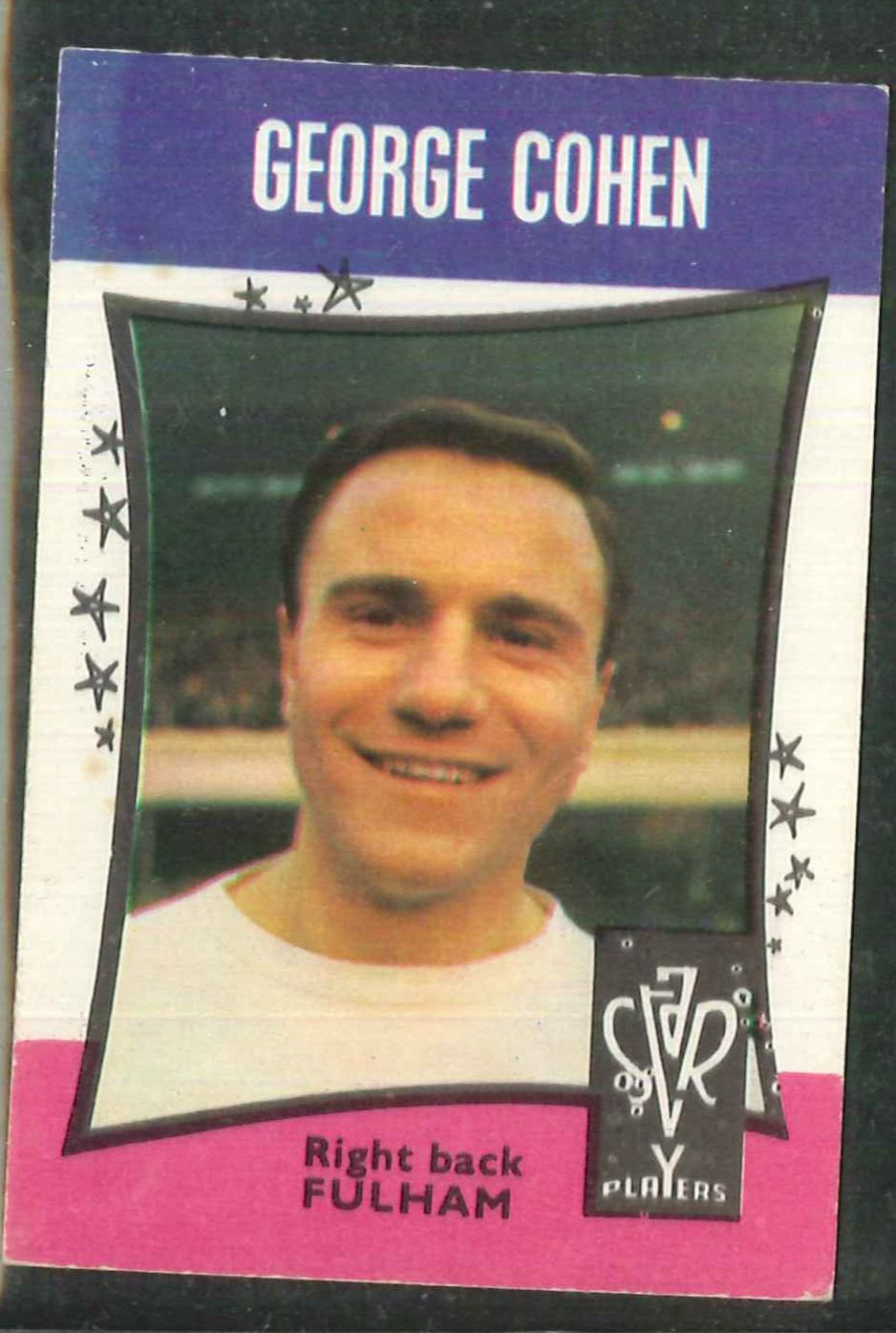 A & B C Football Star Players No 28 George Cohen Fulham