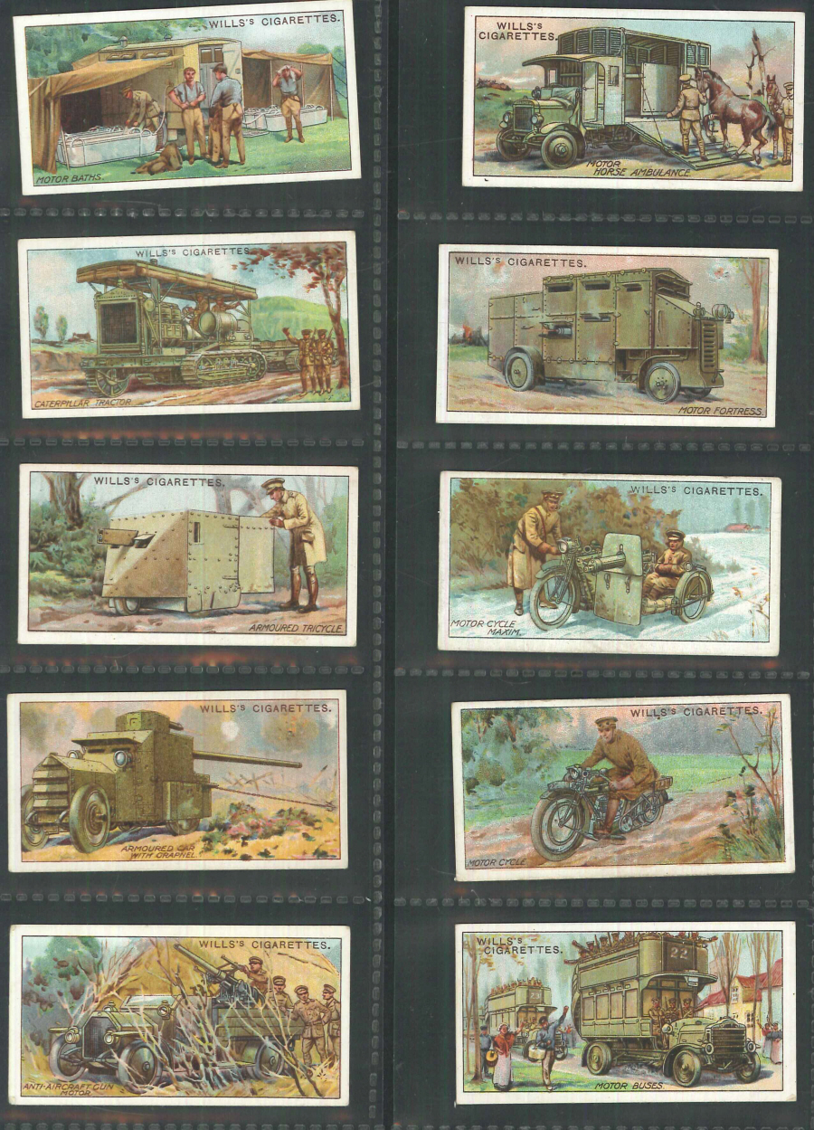 Wills Set of 50 Military Motors ( not passed by censor ) - Click Image to Close