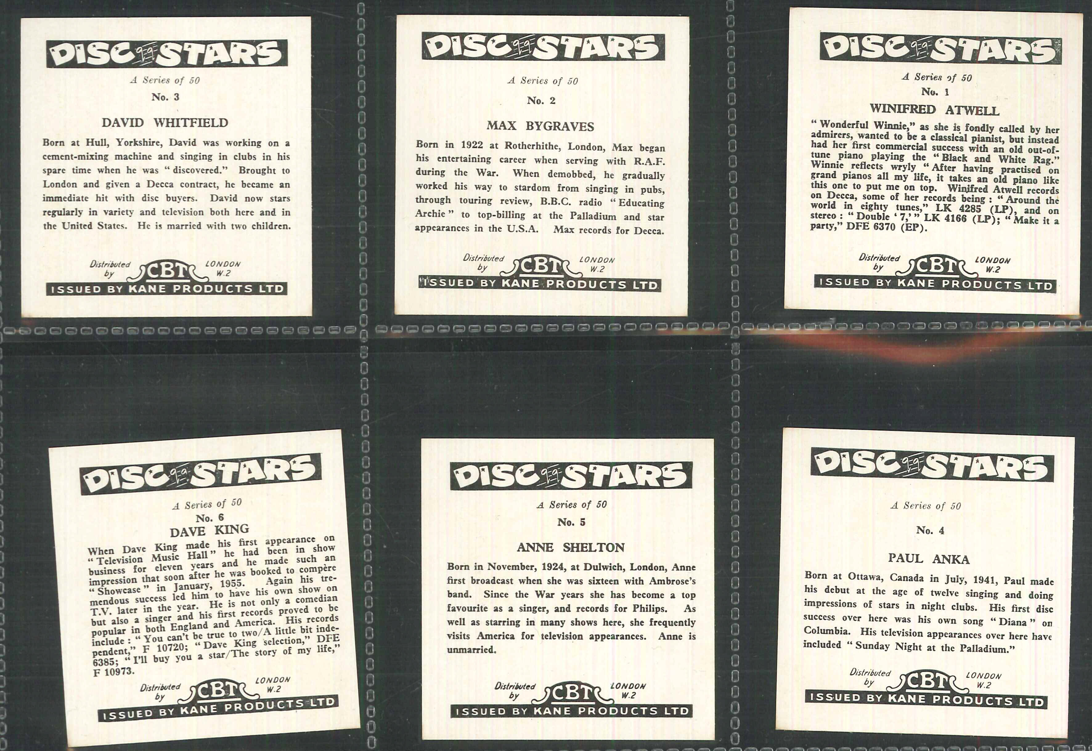 Kane Products - Disc Stars set of L 50