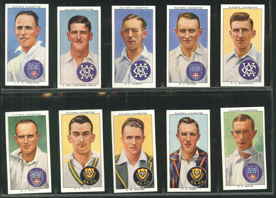 Players Set of 50 Cricketers 1938