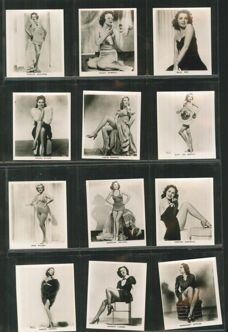 Carreras Set of 54 Glamour Girls of Stage & Films Large - Click Image to Close