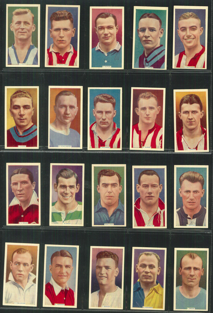 Phillips Set of 50 Soccer Stars - Click Image to Close