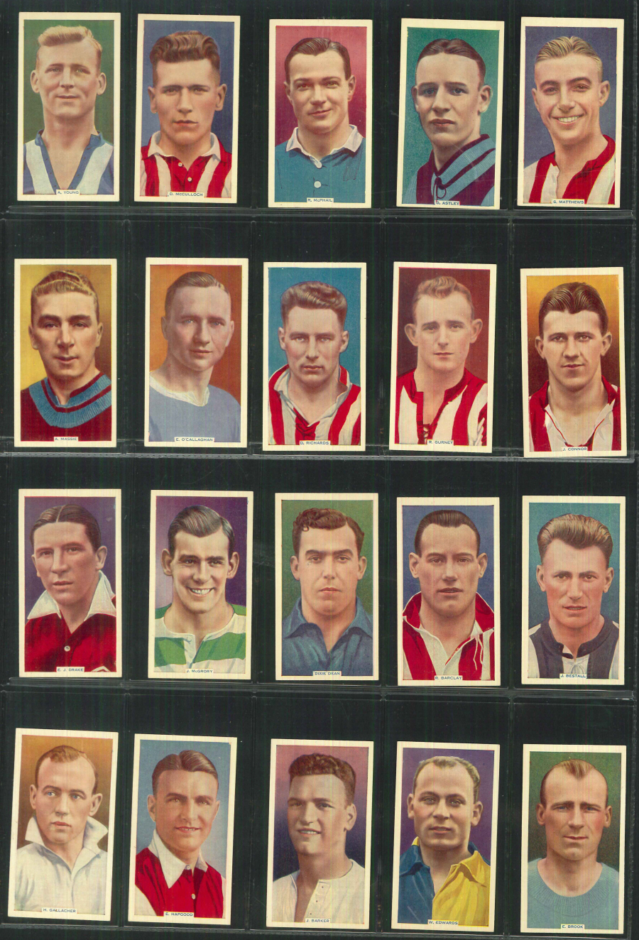 Phillips Set of 50 Soccer Stars