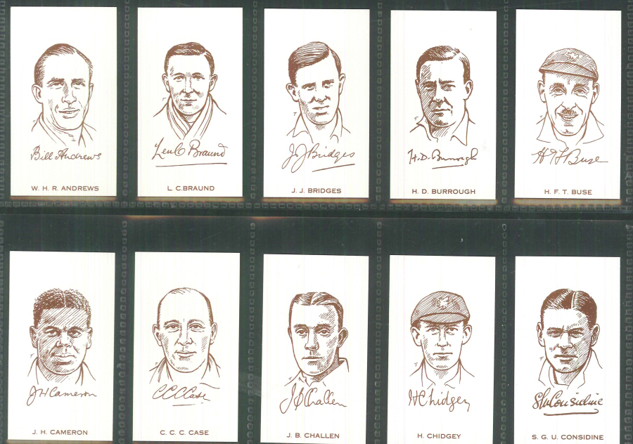 County Print - Somerset County Championship Cricket Series 1 - Set of 50
