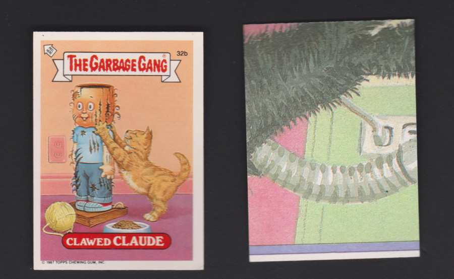 Topps U K Issue Garbage Gang 1991 Series 32a Paul