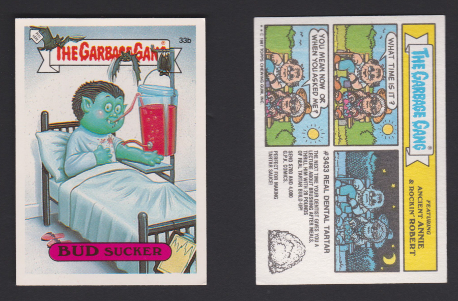 Topps U K Issue Garbage Gang 1991 Series 33a Van