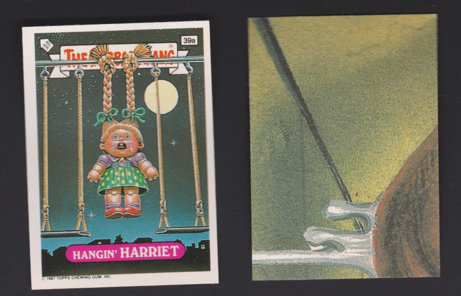 Topps U K Issue Garbage Gang 1991 Series 39a Harriet