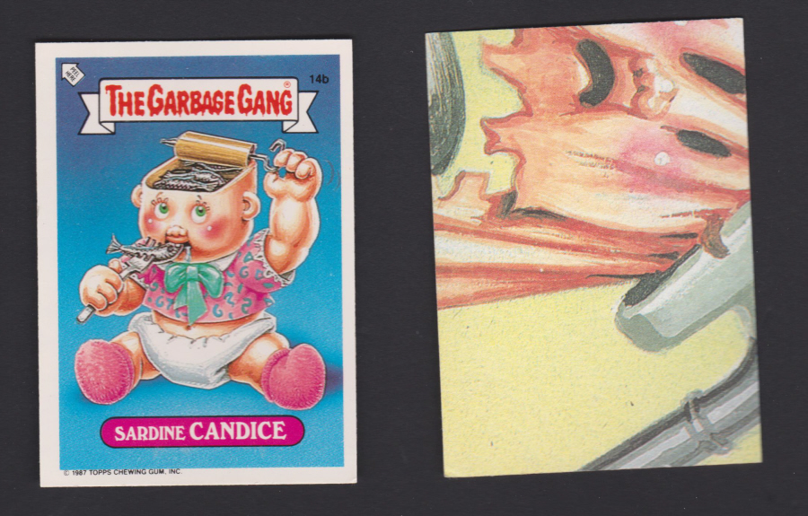 Topps U K Issue Garbage Gang 1991 Series 14b Candice