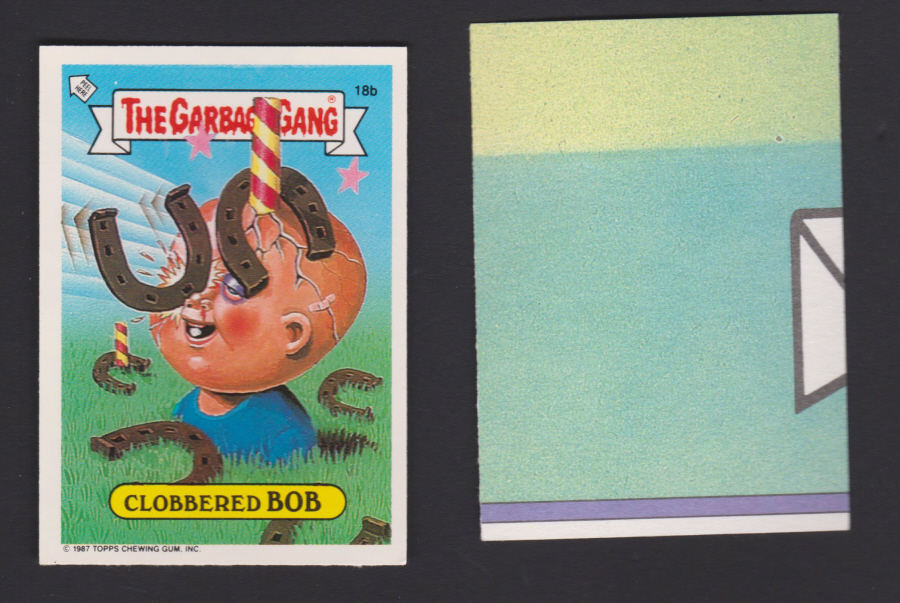 Topps U K Issue Garbage Gang 1991 Series 18b Bob - Click Image to Close
