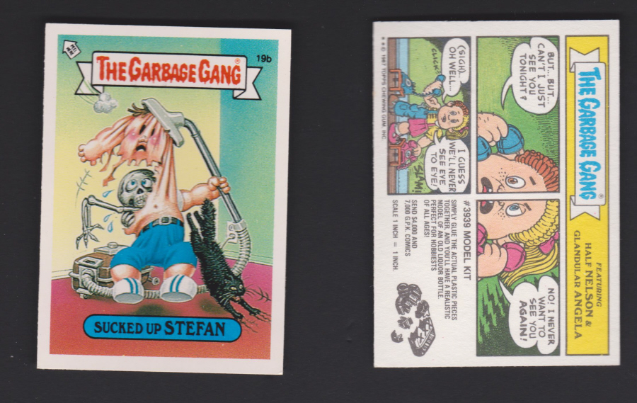 Topps U K Issue Garbage Gang 1991 Series 19b Stefan