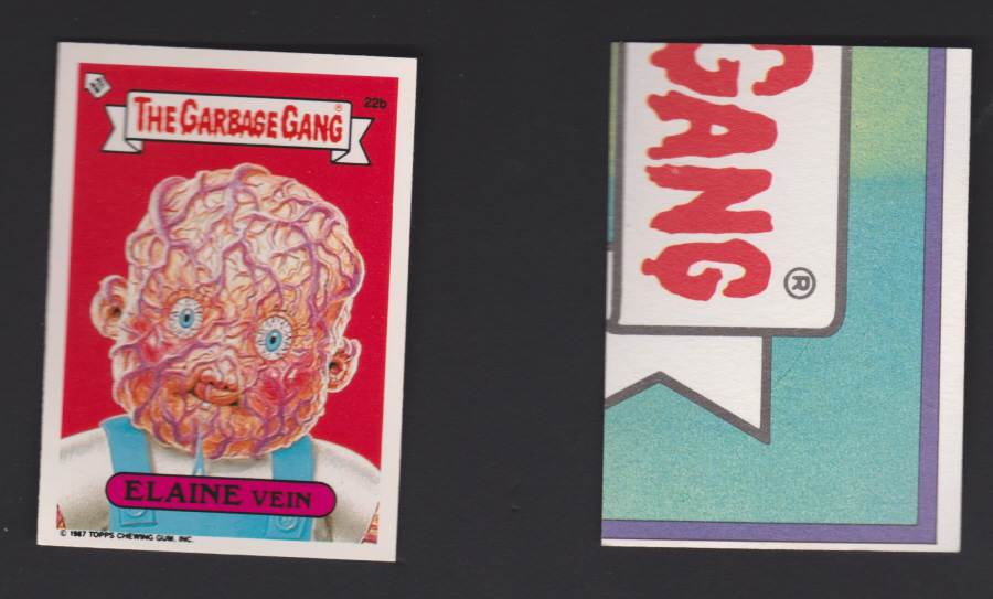 Topps U K Issue Garbage Gang 1991 Series 22b Elaine