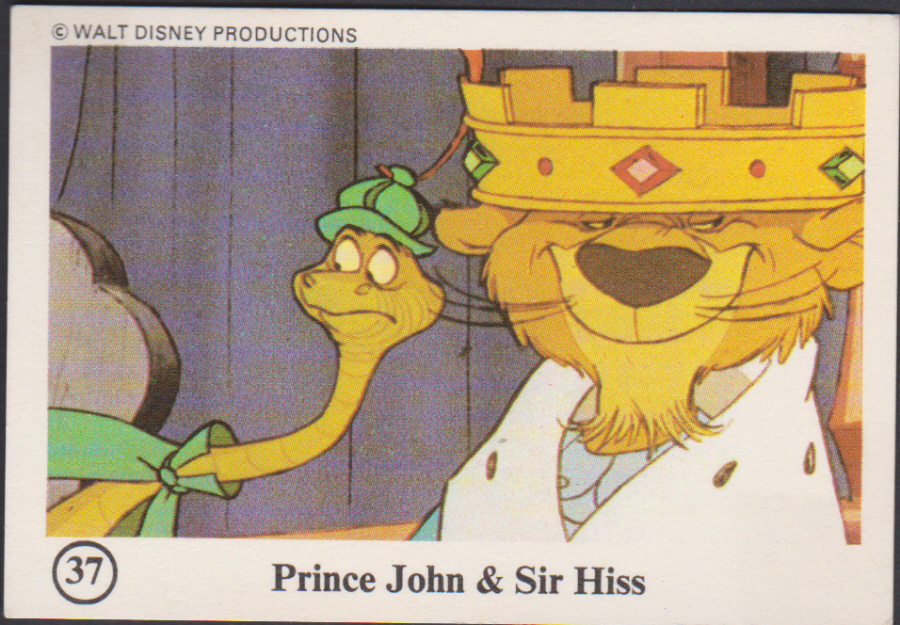 Typhoo Wonderful World of Disney No 37 Prince John & Sir Hiss