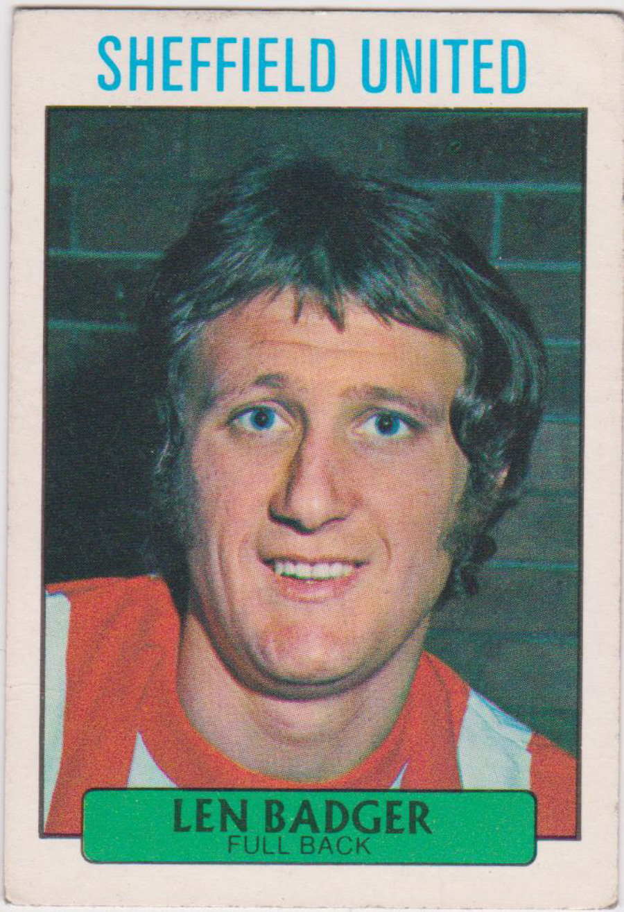A & B C Footballers ( Did You Know ) No 200 Len Badger Sheffield United - Click Image to Close