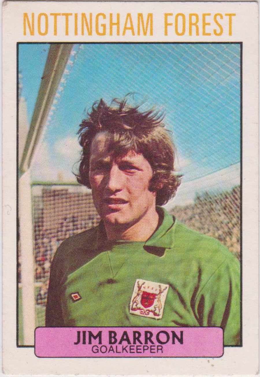 A & B C Footballers ( Did You Know ) No 90 Jim Barron Nottingham Forest