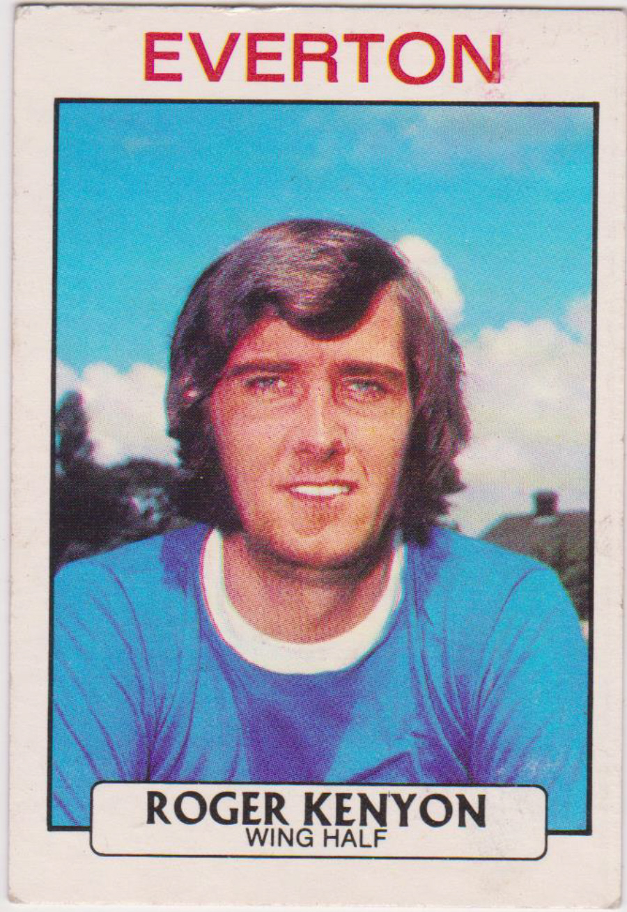 A & B C Footballers ( Did You Know ) No 24 Roger Kenyon Everton