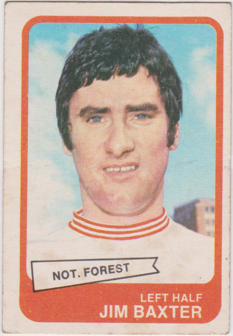 A & B C Footballers ( Yellow Back ) No 101 Jim Baxter Nottingham Forest