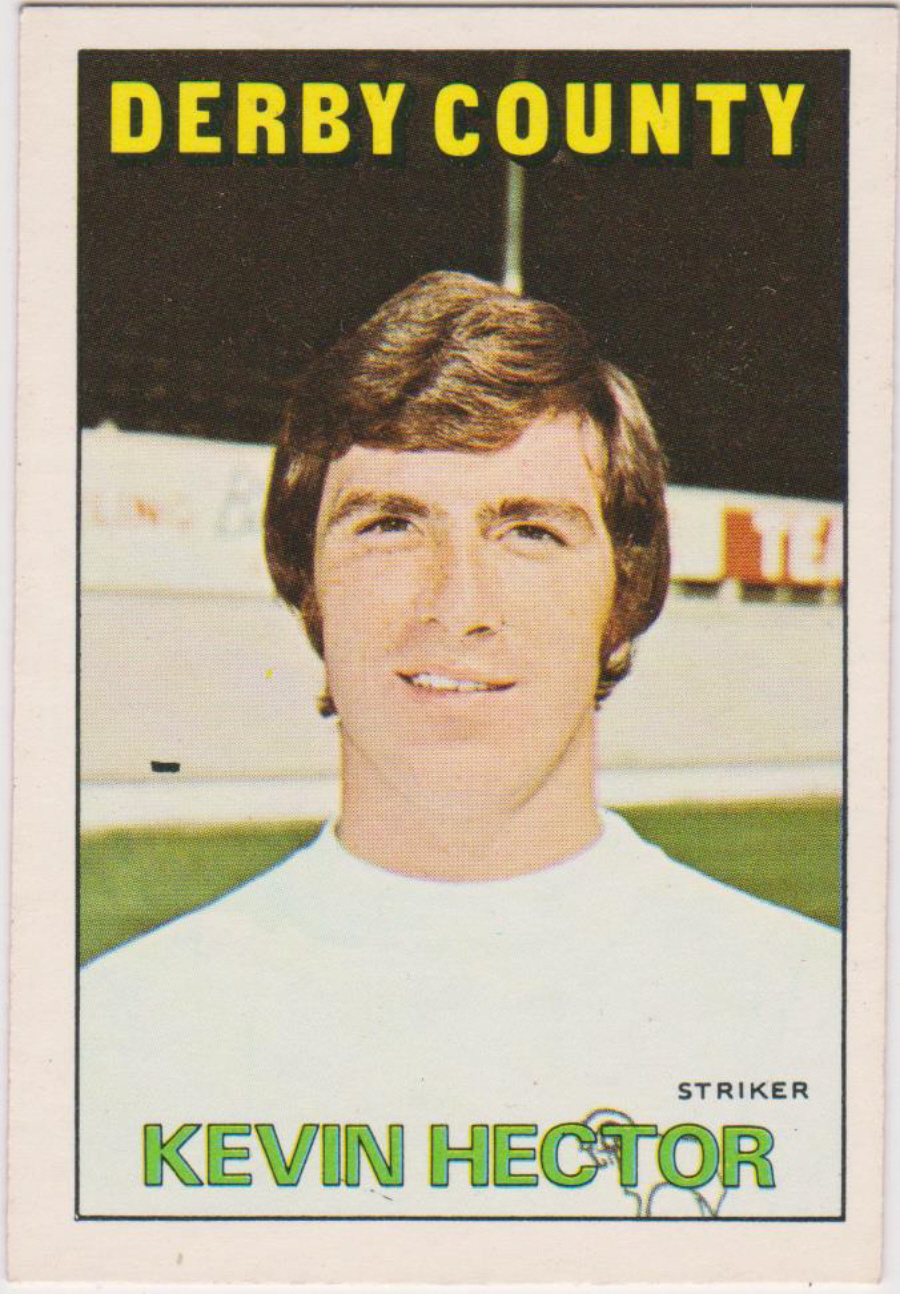 A & B C Footballers ( Orange/Red ) No 116 Kevin Hector Derby County
