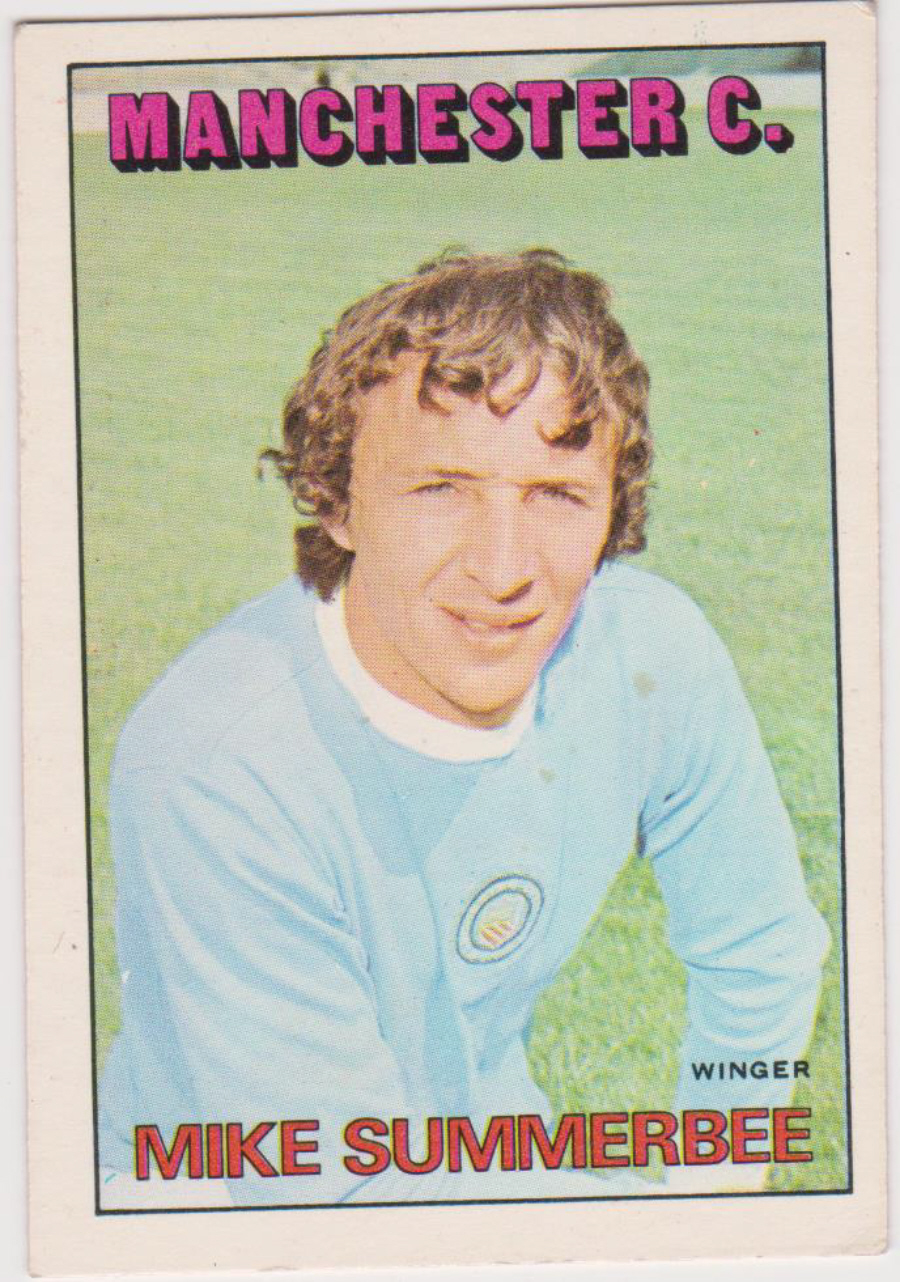 A & B C Footballers ( Orange/Red ) No 167 Mike Summerbee Manchester City
