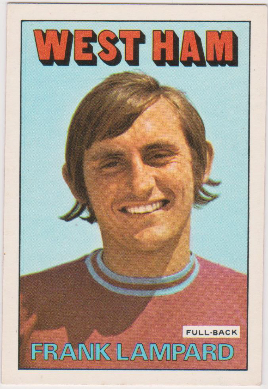 A & B C Footballers ( Orange/Red ) No 148 Frank Lampard West Ham United