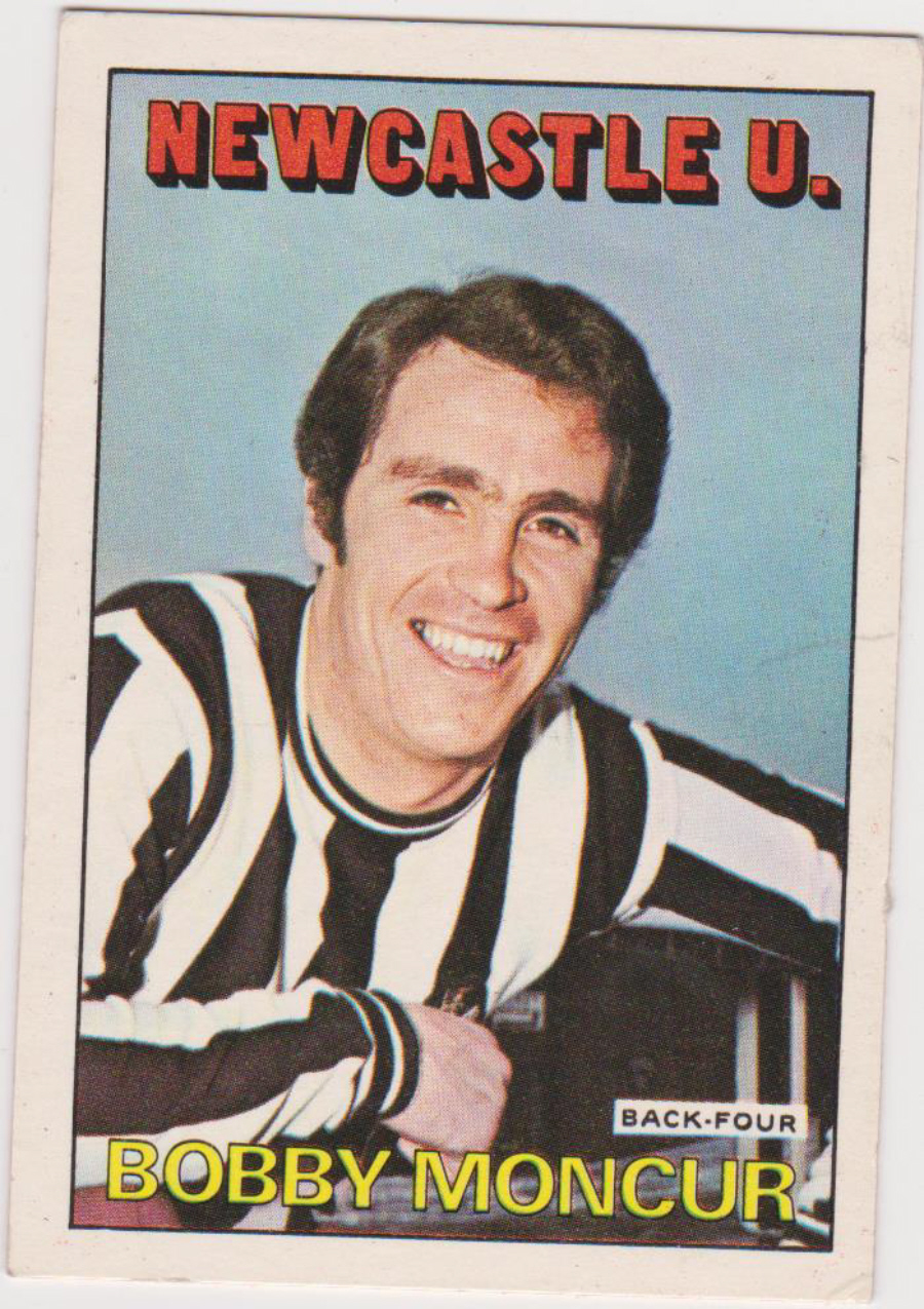 A & B C Footballers ( Orange/Red ) No 149 Bobby Moncur Newcastle United