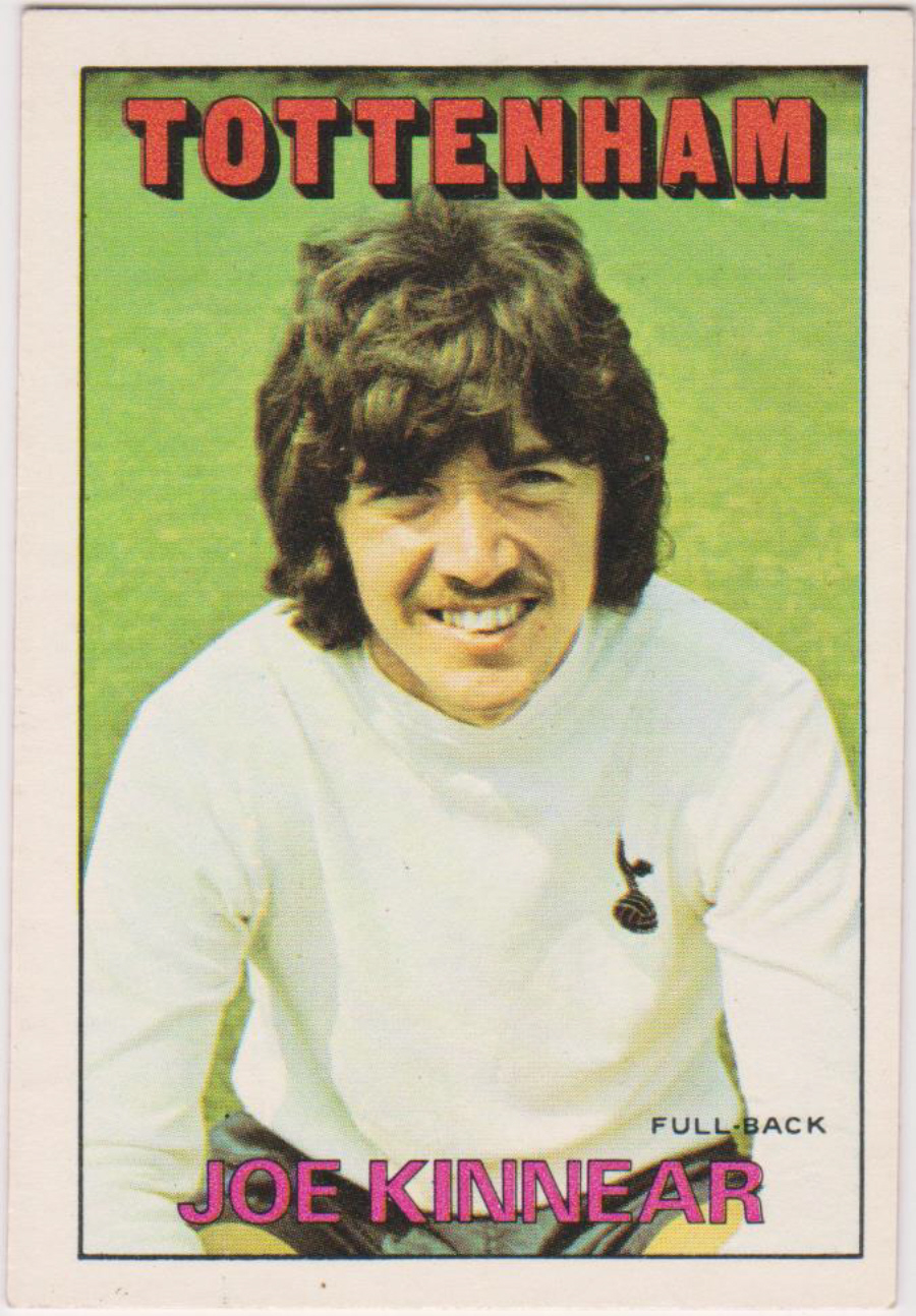 A & B C Footballers ( Orange/Red ) No 147 Joe Kinnear Tottenham Hotspur