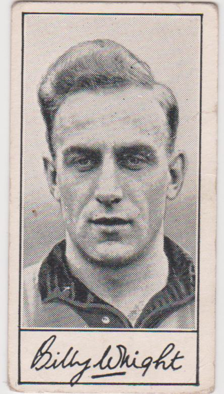 Barratt Famous Footballers A6 No 24 Billy Wright Wolves