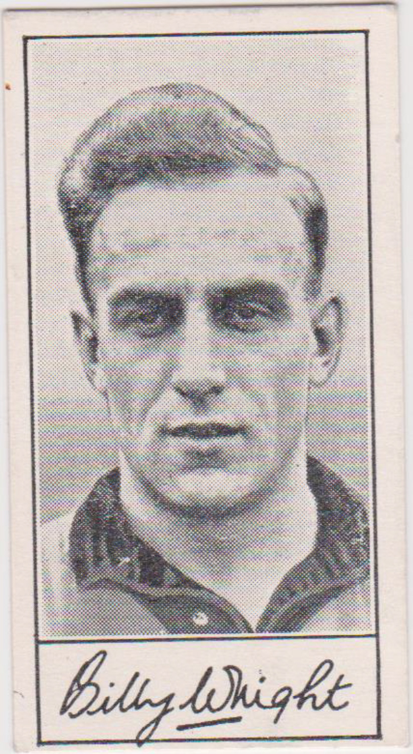 Barratt Famous Footballers A6 No Billy Wright Wolves - Click Image to Close