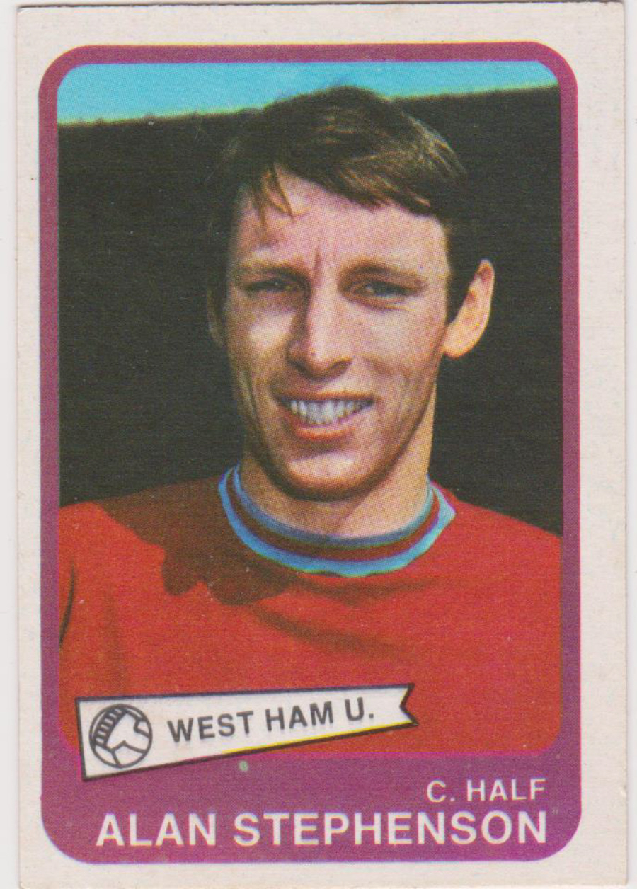 A & B C Footballers ( Yellow Back ) No 64 Alan Stephenson West Ham - Click Image to Close