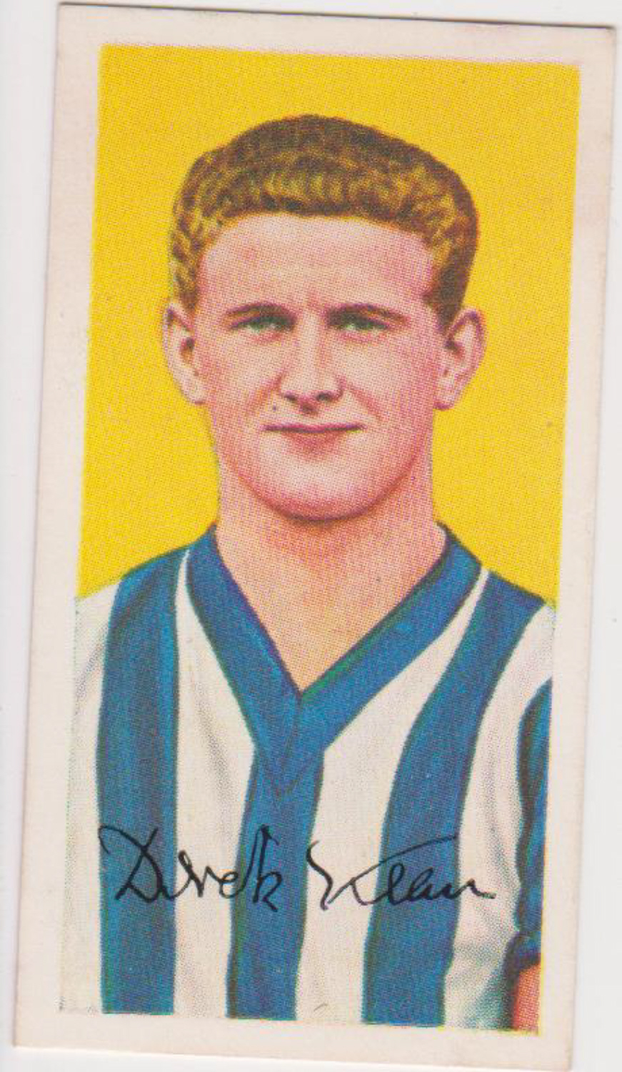 Barratt Famous Footballers A10 No 23 Derek Kevan West Bromwich